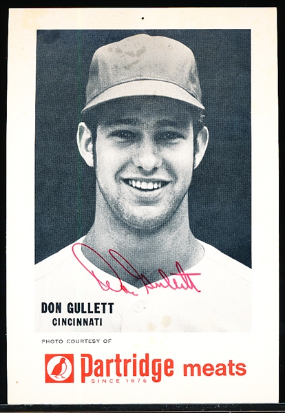 1971-72 Partridge Meats Reds- Don Gullett