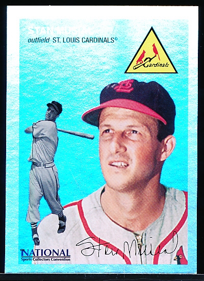 2007 Topps National Convention Promos- Cards That Never Were- Stan Musial, Cardinals ’54 Topps #251