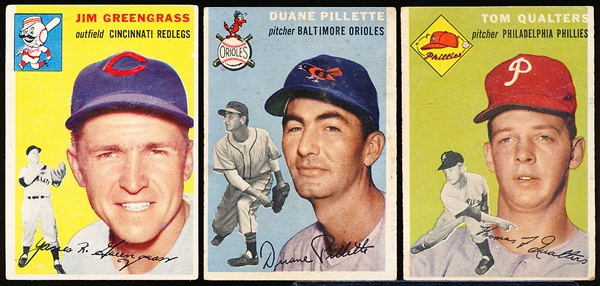 1954 Topps Bb- 5 Diff.