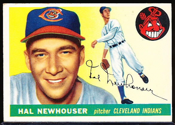1955 Topps Bb- #24 Hal Newhouser, Indians
