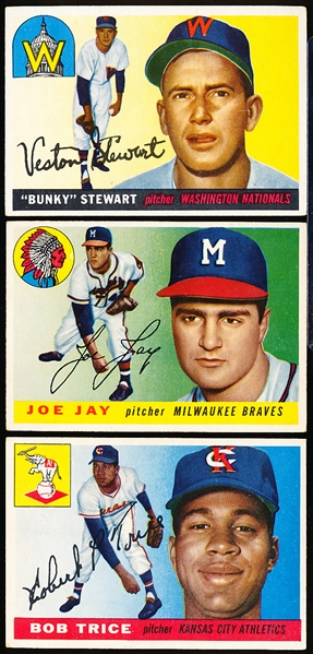 1955 Topps Bb- 5 Diff.