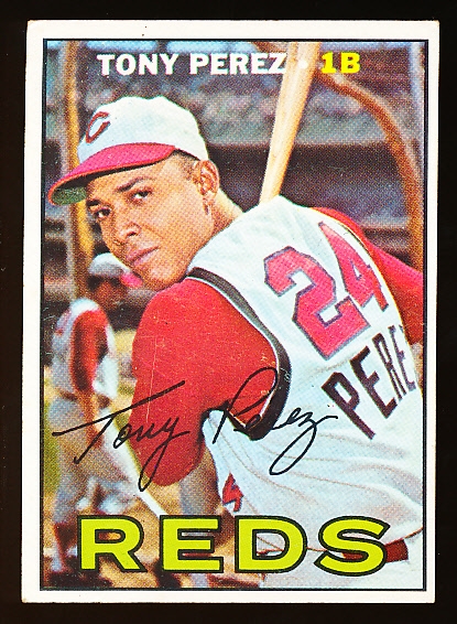 1967 Topps Bb- #476 Tony Perez, Reds