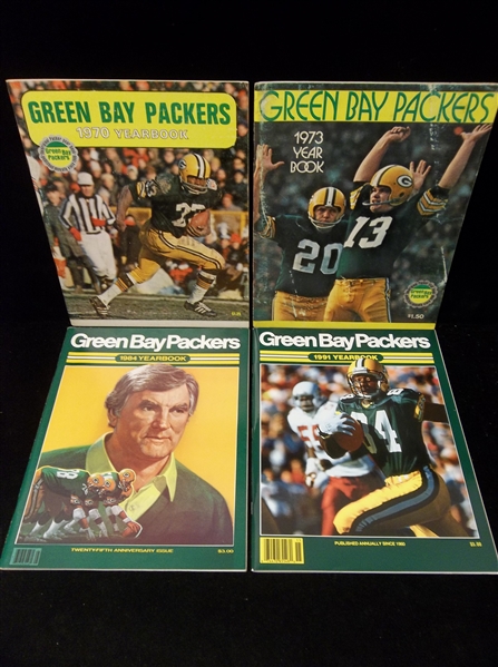 Green Bay Packers NFL Yearbooks- 6 Diff.