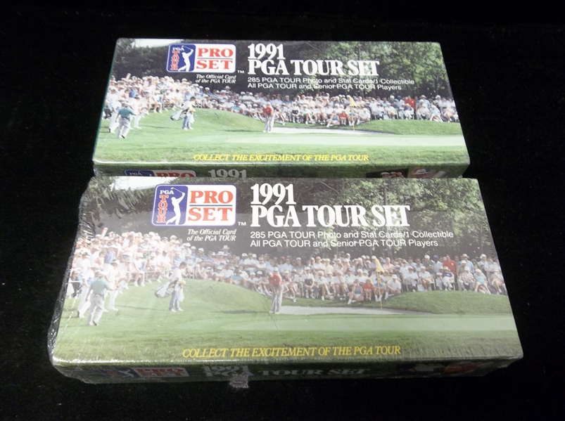 1991 Pro Set Golf Factory Sealed Sets of 285 Cards- 2 Sets