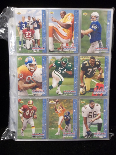 1993 Upper Deck Football Complete Set of 530