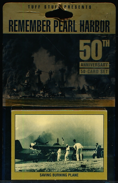 1991 Tuff Stuff “Remember Pearl Harbor” 50th Anniversary 50 Card Factory Sealed Retail Set