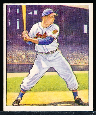 1950 Bowman Baseball- #7 Jim Hegan, Indians- Low Series Card