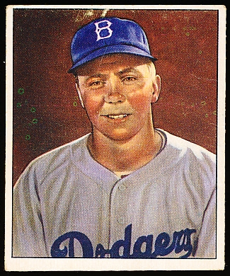 1950 Bowman Baseball- #21 Pee Wee Reese, Dodgers