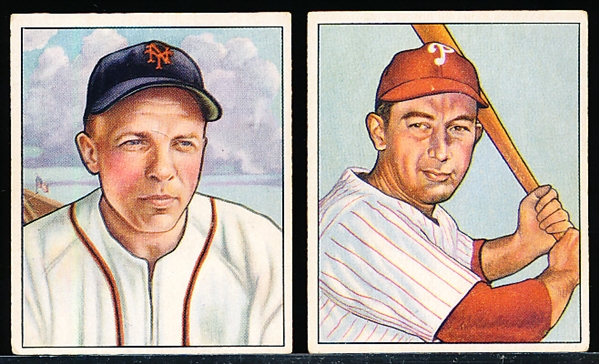 1950 Bowman Baseball- 2 Diff. Hi#’s