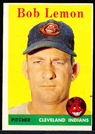 1958 Topps Baseball- #2 Bob Lemon, Indians