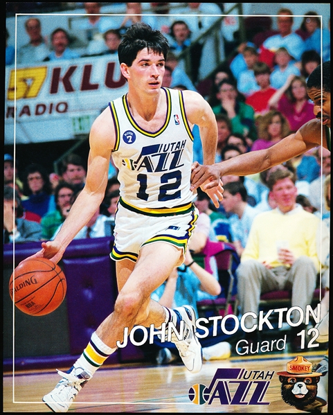 1988-89 Utah Jazz Smokey Bskbl.- John Stockton