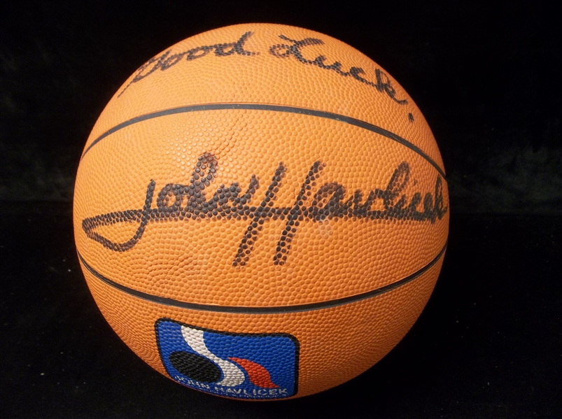 John Havlicek Autographed Model JH-SS Nylon Cord Wound John Havlicek All-Sports Products Basketball