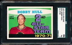 1971-72 O-Pee-Chee Hockey- #261 Bobby Hull All Star- SGC 84 (NM 7)