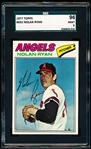 1977 Topps Baseball- #650 Nolan Ryan, Angels- SGC 96 (Mint 9)