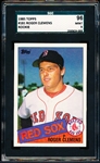 1985 Topps Baseball- #181 Roger Clemens, Red Sox- Rookie! – SGC 96 (Mint 9)