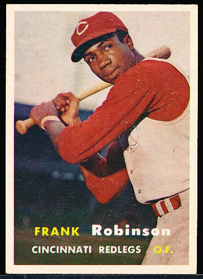 1957 Topps Baseball- #35 Frank Robinson Rookie!