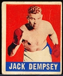 1948 Leaf Boxing- #1 Jack Dempsey- Gray Back