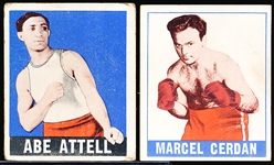1948 Leaf Boxing- 2 Diff- Cream Backs
