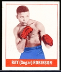 1948 Leaf Boxing- #64 Sugar Ray Robinson- Cream Back