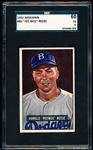 1951 Bowman Baseball- #80 Pee Wee Reese, Dodgers- SGC 60 (Ex 5)