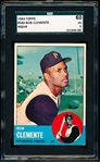 1963 Topps Baseball- #540 Bob Clemente, Pirates- SGC 60 (Ex 5)- Hi#!