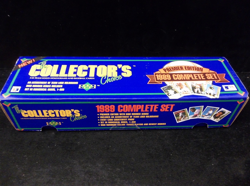 1989 Upper Deck Baseball Factory Sealed Set of 800