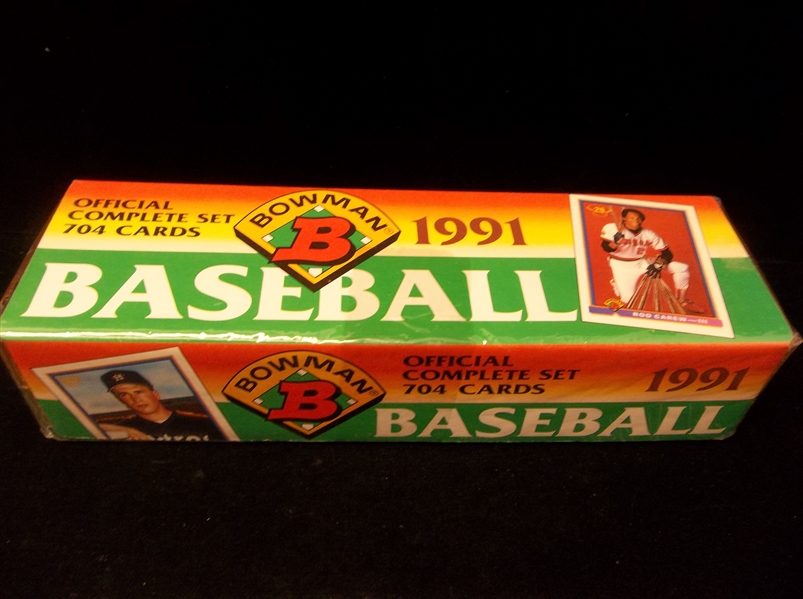 1991 Bowman Baseball Factory Sealed Set of 704