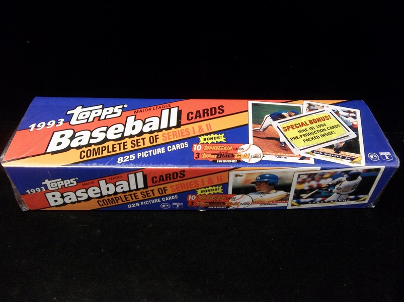 1993 Topps Baseball Factory Sealed Hobby Set of 847