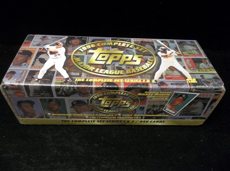 1996 Topps Baseball Factory Sealed Hobby Set of 449