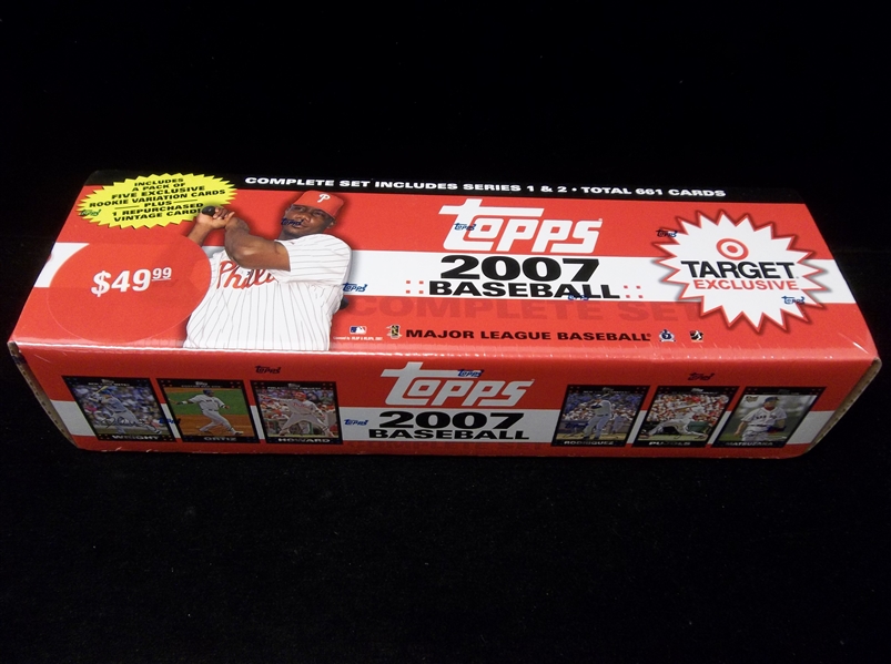 2007 Topps Baseball Factory Sealed Target Set of 662