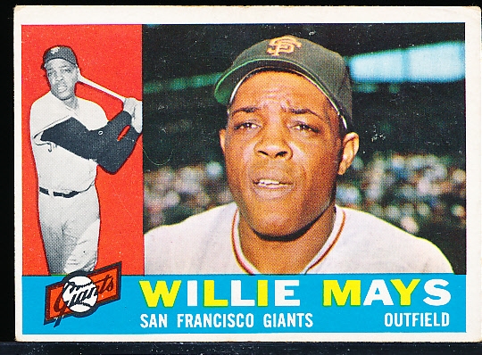 1960 Topps Bb- #200 Willie Mays, Giants