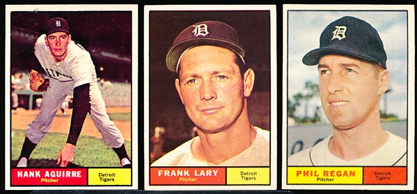 1961 Topps Bb- 6 Tigers