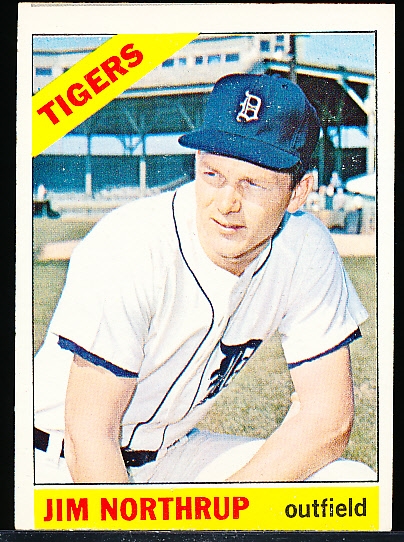 1966 Topps Bb- #554 Jim Northrup, Tigers- Hi#