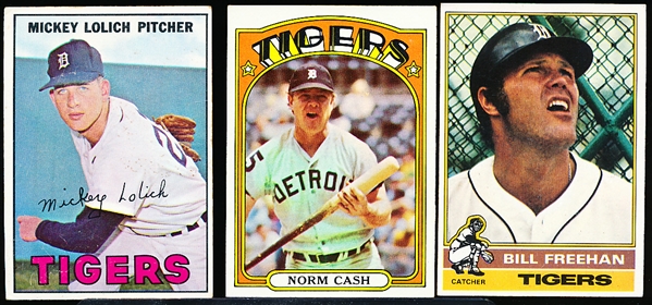 Detroit Tigers- 110 Asst- 1962 thru 1980