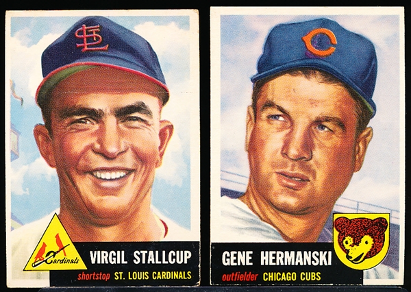 1953 Topps Bb- 4 Diff