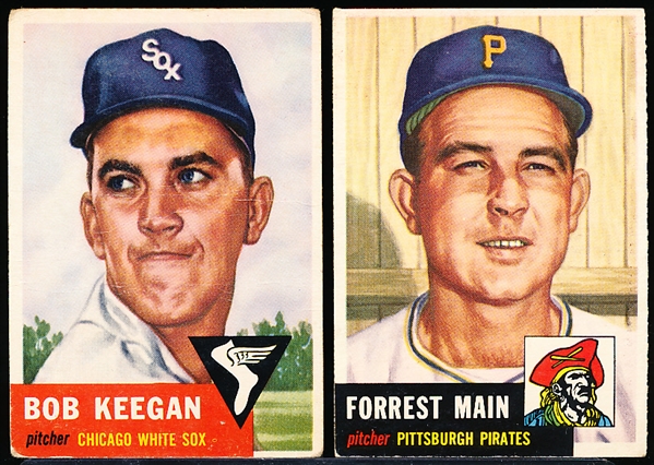 1953 Topps Bb- 4 Diff