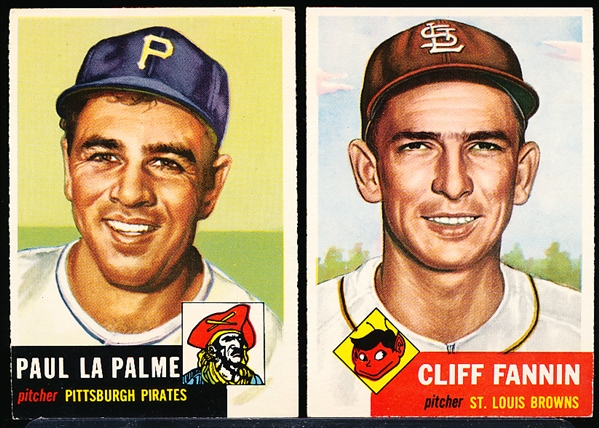 1953 Topps Bb- 4 Diff