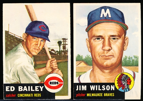 1953 Topps Bb- 4 Diff