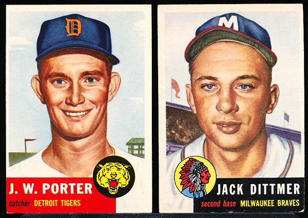 1953 Topps Bb- 4 Diff