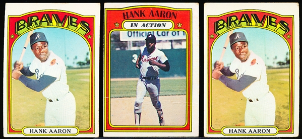 1972 Topps Bb- 5 Cards