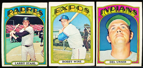 1972 Topps Bb- 9 Diff Hi#’s