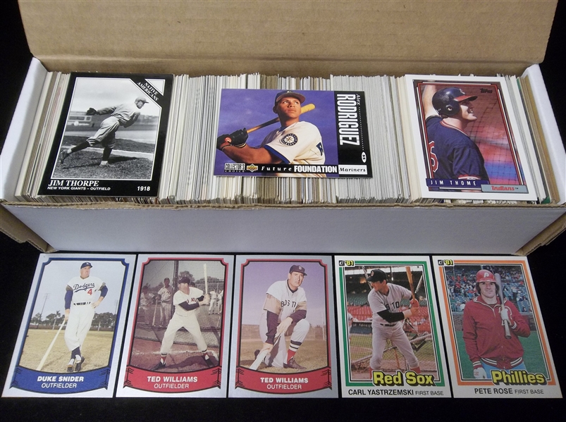 Baseball Star Lot- 600 Assorted Stars