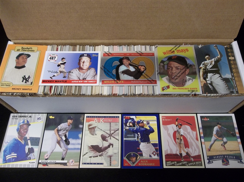 Baseball Star Lot- 700 Assorted Stars