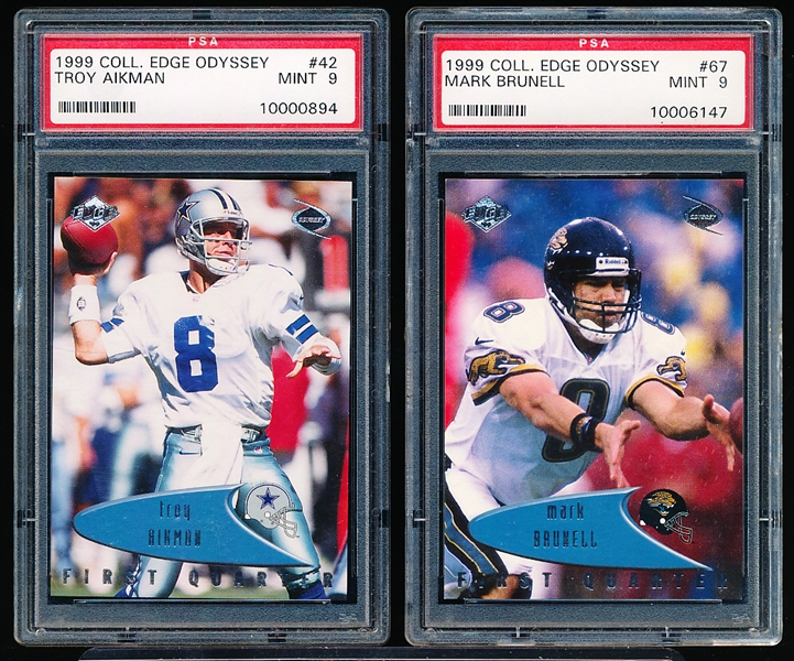 1999 Collectors Edge Oddyssey Fb- 3 PSA Graded Cards