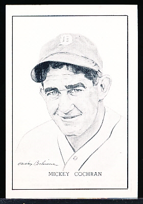 1950 Callahan Baseball Hall of Fame- Mickey Cochran (Misspelled on Front)