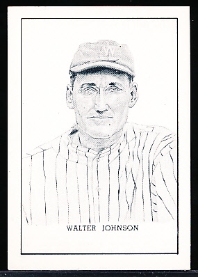 1950 Callahan Baseball Hall of Fame- Walter Johnson