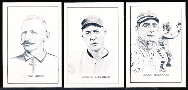 1950 Callahan Baseball Hall of Fame- 6 Diff. Cards