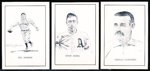 1950 Callahan Baseball Hall of Fame- 6 Diff. Cards