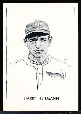 1952 Callahan Baseball Hall of Fame- Harry Heilmann