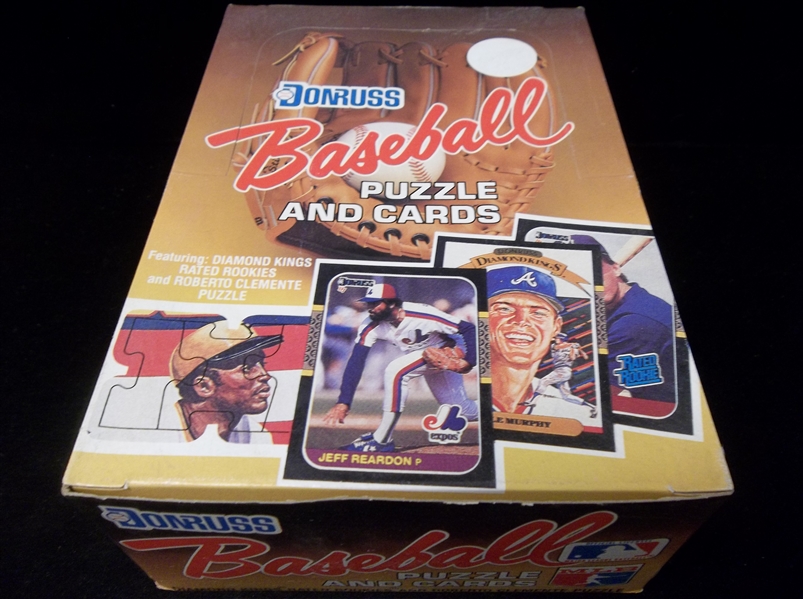 1987 Donruss Bsbl.- 1 Unopened Wax Box